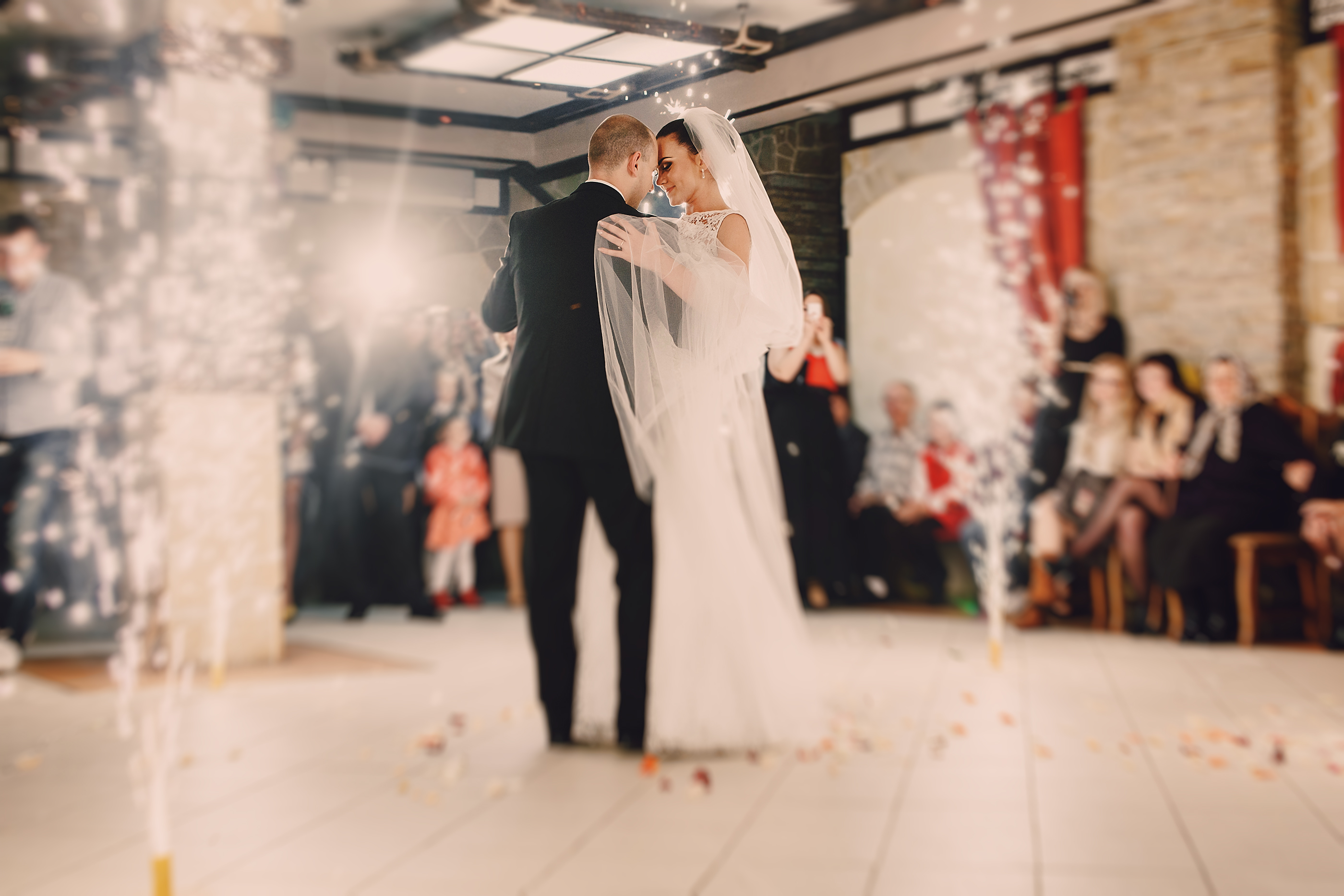 Newlyweds Dancing